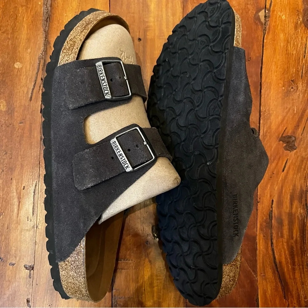 Birkenstock Arizona Suede men’s size 11 gray - Picture 4 of 5